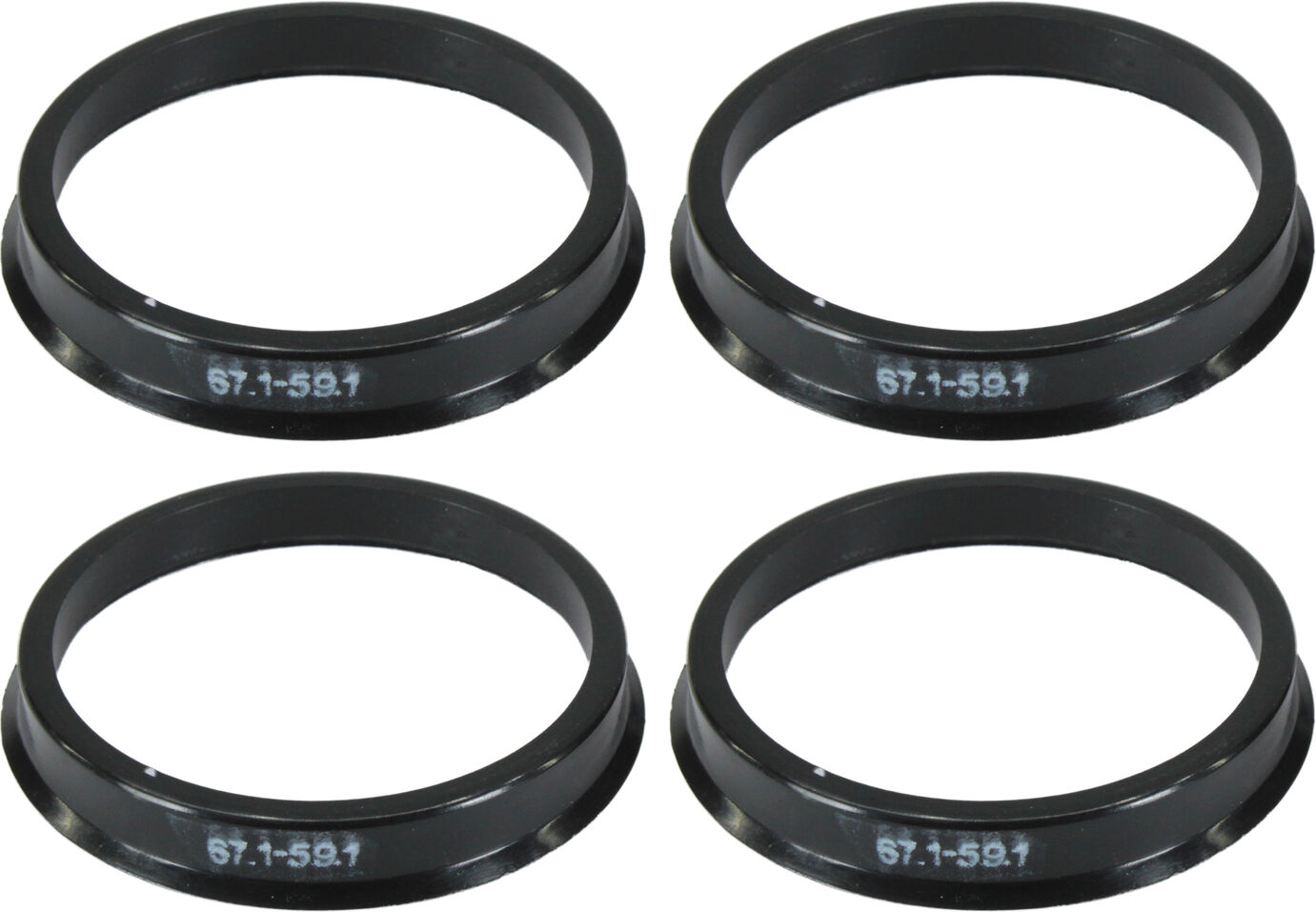 Кільця центрувальні для колісних дисків 67.1-59.1 Walline термопластик WL, фото №1