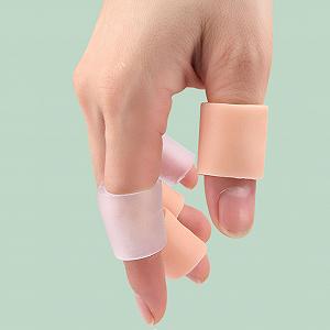 Гелевий захист для пальців ніг, 4 пари, багаторазовий, дихаючий, м'який, еластичний протектор для пальців від пухирів, для пальців рук і ніг synthetic.ua - Фото 1