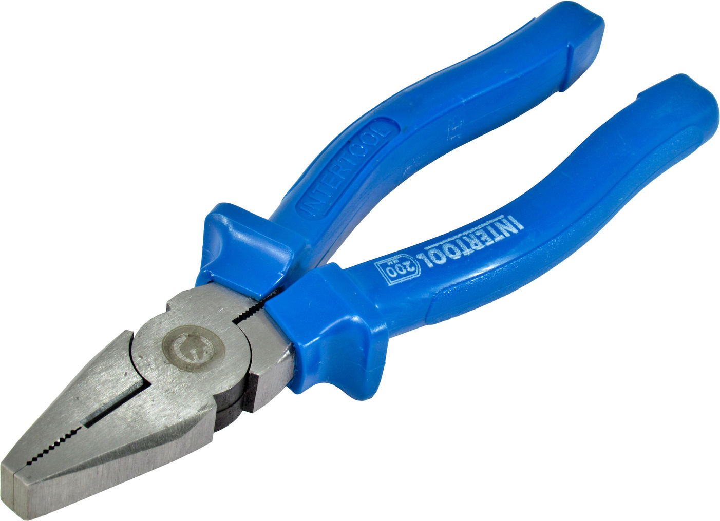 Плоскогубці 200мм Intertool сині HT-0103, фото №1