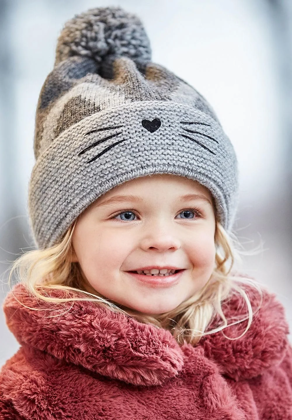 Шапка maximo Для девочек Cat с подкладкой, фото №3 Шапка maximo Для девочек Cat с подкладкой, фото №3