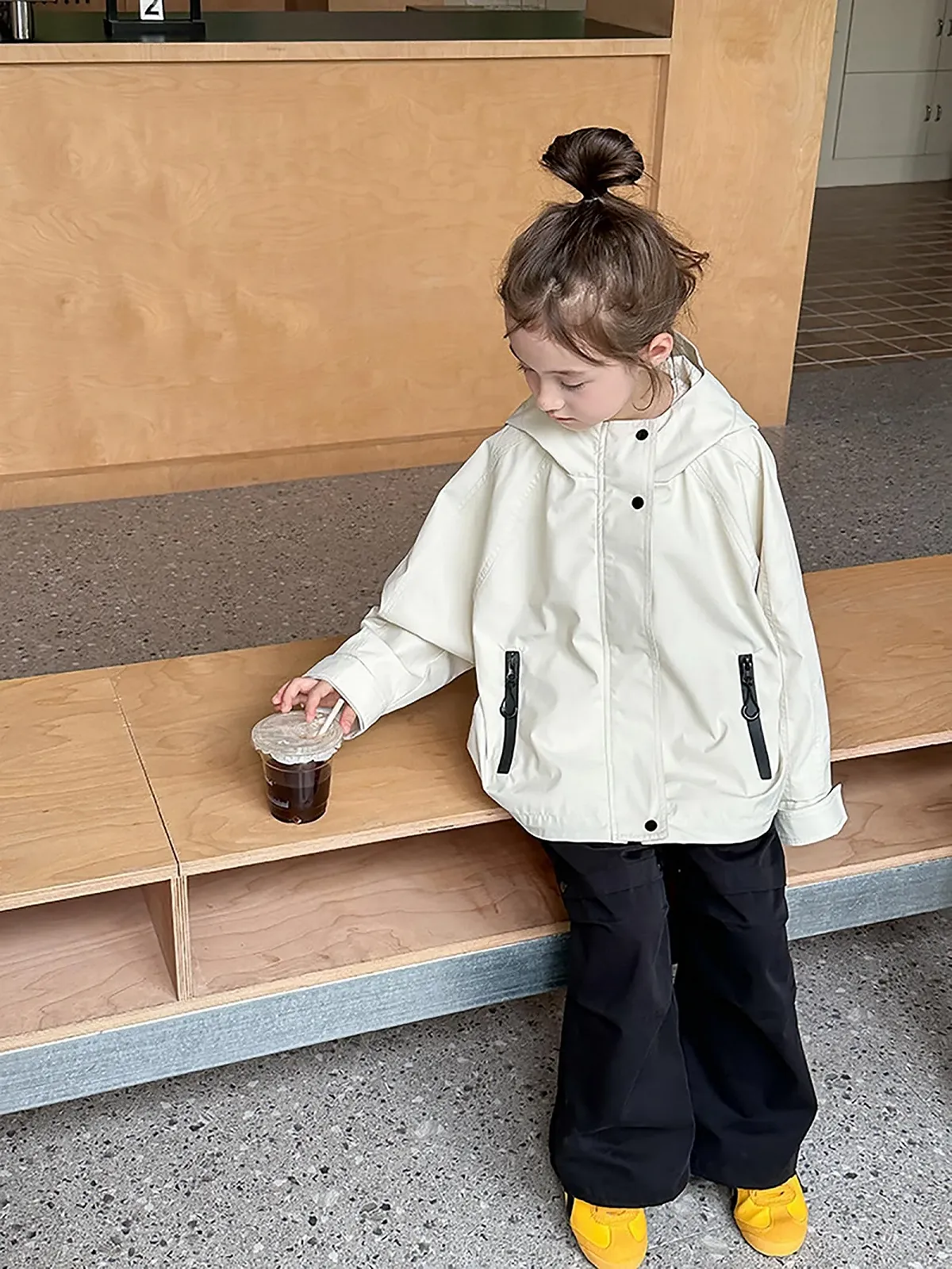 Куртка-ветровка Verve Jelly для малышей, мальчиков, осенняя, на молнии, с капюшоном, легкая, фото №4