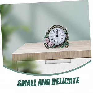 Винтажные миниатюрные настольные часы PartyKindom в европейском стиле, декоративные synthetic.ua - Фото 1