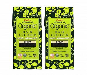 Фарба для волосся Colour Me Organic Brown 100г X 2 (2 шт. в упаковці) - Фото 1
