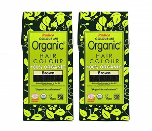Фарба для волосся Colour Me Organic Коричневий 100г X 2 (2 шт. в упаковці) - Фото 1