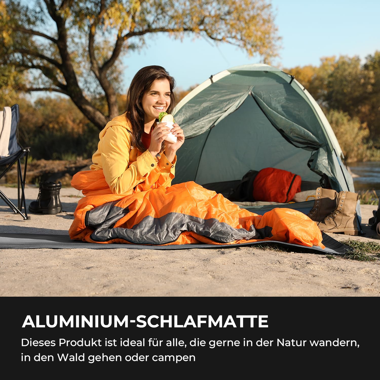 Килимок Outtec Туристичний з утеплювальним алюмінієвим шаром EVA піна, фото №4 Килимок Outtec Туристичний з утеплювальним алюмінієвим шаром EVA піна, фото №4