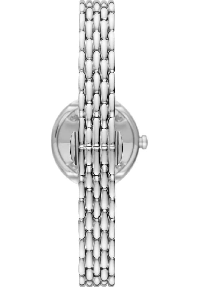 Женские часы Emporio Armani, 26 мм, кварцевый механизм с двумя стрелками, с браслетом из нержавеющей стали или кожаным ремешком, фото №2