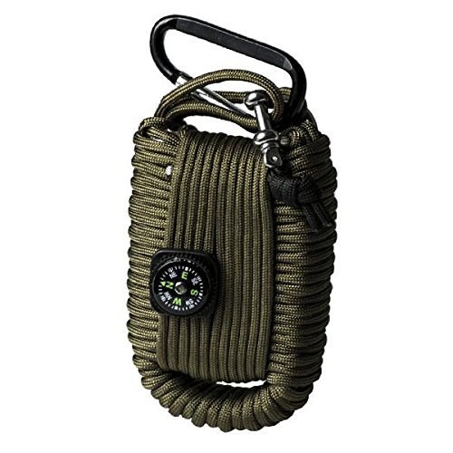 Набор для выживания Paracord Bear Emergency Prepper Тип Немецкая армия Парашютисты Кремень Компас Angel Navy и Wilderness, фото №1
