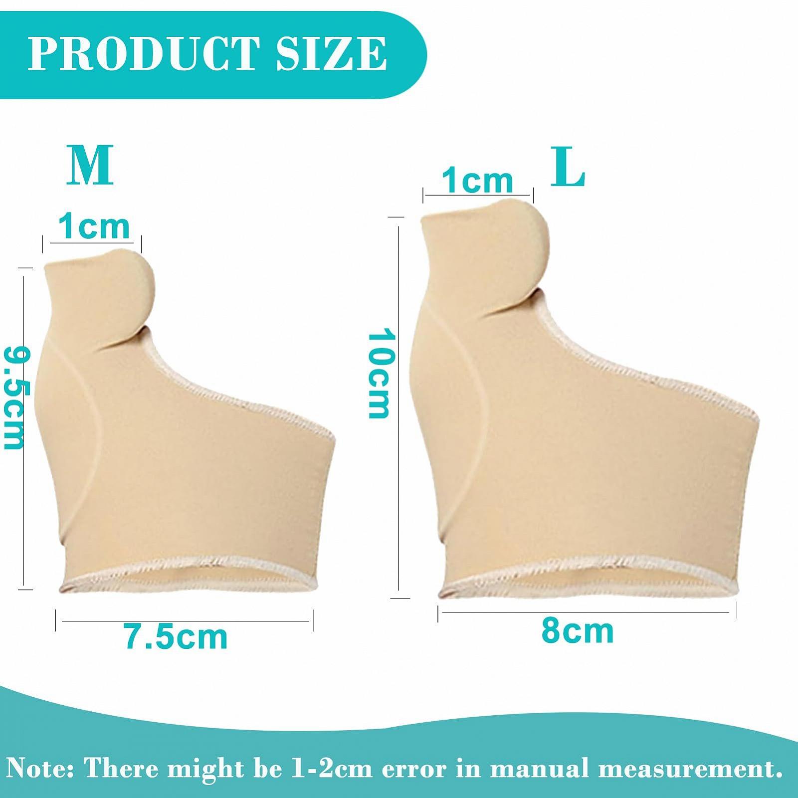 Разделители для пальцев ног для коррекции Hallux Valgus, 4 шт. M x 2 + L x 2, фото №2