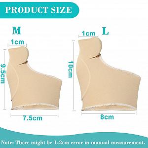 Разделители для пальцев ног для коррекции Hallux Valgus, 4 шт. M x 2 + L x 2 synthetic.ua - Фото 1