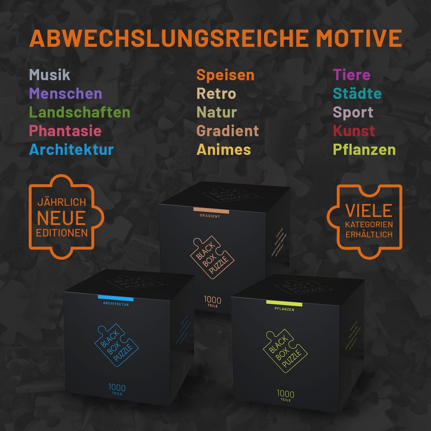 Пазлы Black Box MiSu Games Food Edition 2021 Сюрприз без шаблона 1000 элементов Черный, фото №5 Пазлы Black Box MiSu Games Food Edition 2021 Сюрприз без шаблона 1000 элементов Черный, фото №5