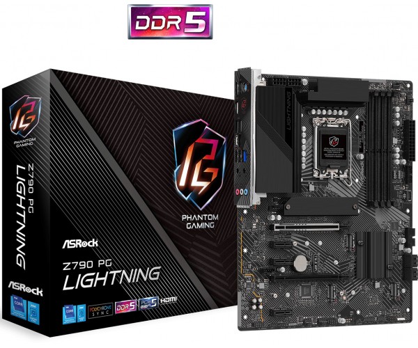 AsRock Z790 PG LIGHTNING (1700/Z790, 4*DDR5, 2*PCIex16, HDMI/eDP 4xSATA 4xM.2, 2.5Glan, 7.1ch, ATX, фото №5