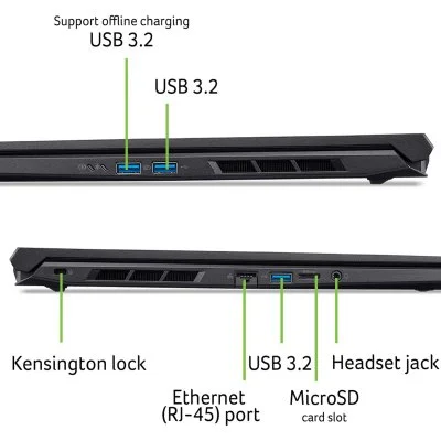 Ноутбук Acer Nitro V 16 ANV16-72 (NH.QZREU.00C), фото №11 Ноутбук Acer Nitro V 16 ANV16-72 (NH.QZREU.00C), фото №11