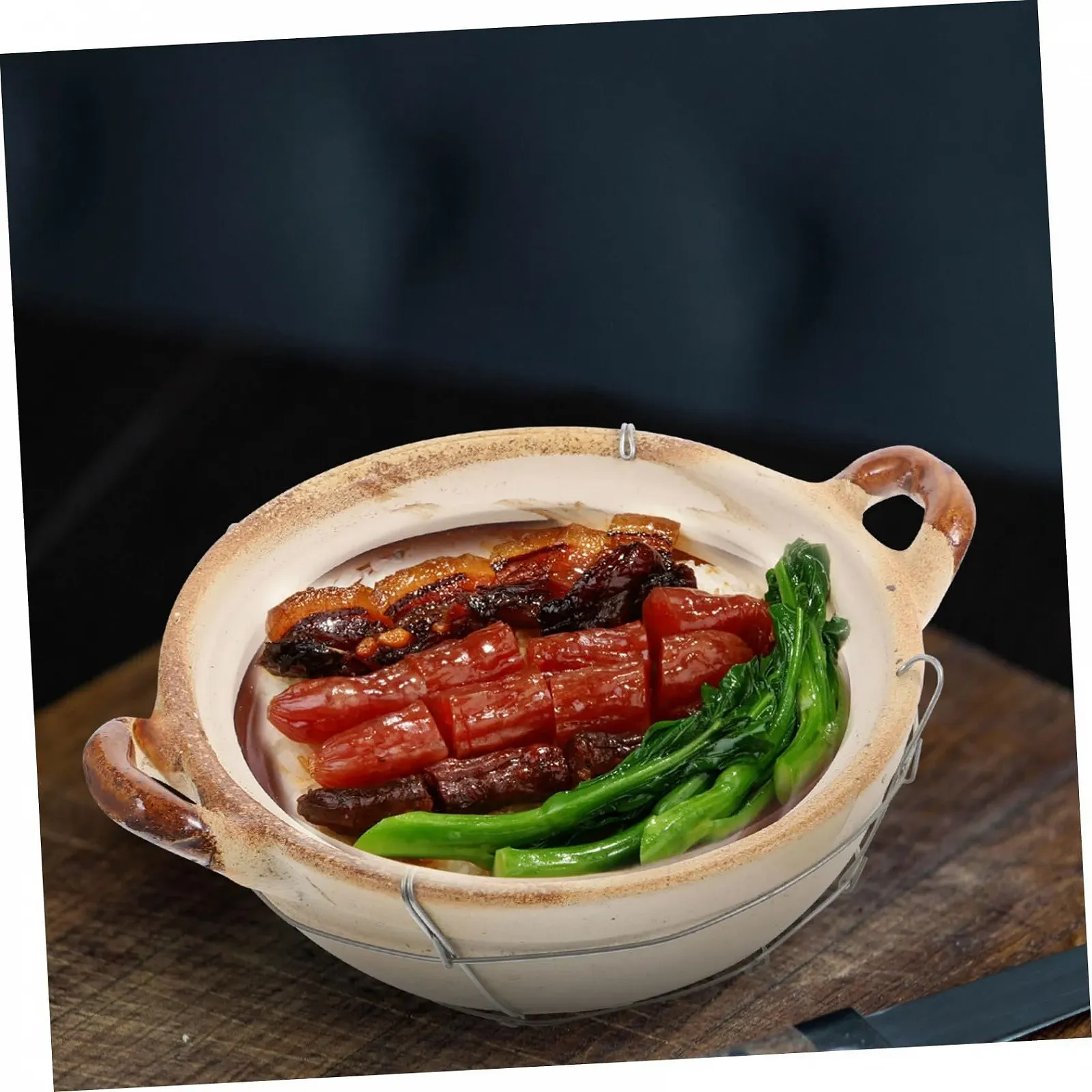 Кастрюля LABRIMP Глиняная с ручкой Антипригарная, фото №4