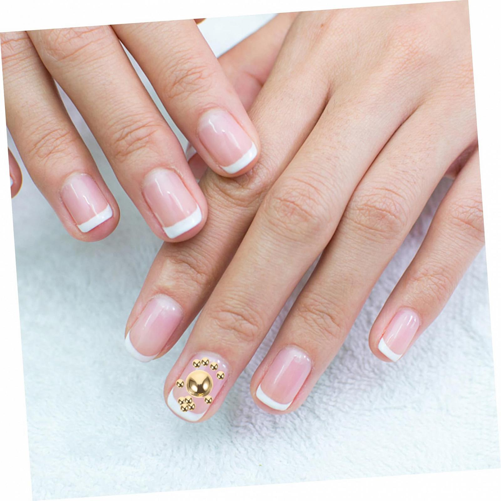 Напівперлини для нігтів Healeved, 1000 шт, різнокольорові, фото №6