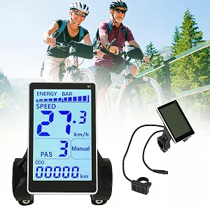 Велокомпьютер Yosoo Health Gear LCD IPX6 24 В - 60 В 6-core 2.2 см - Фото 1