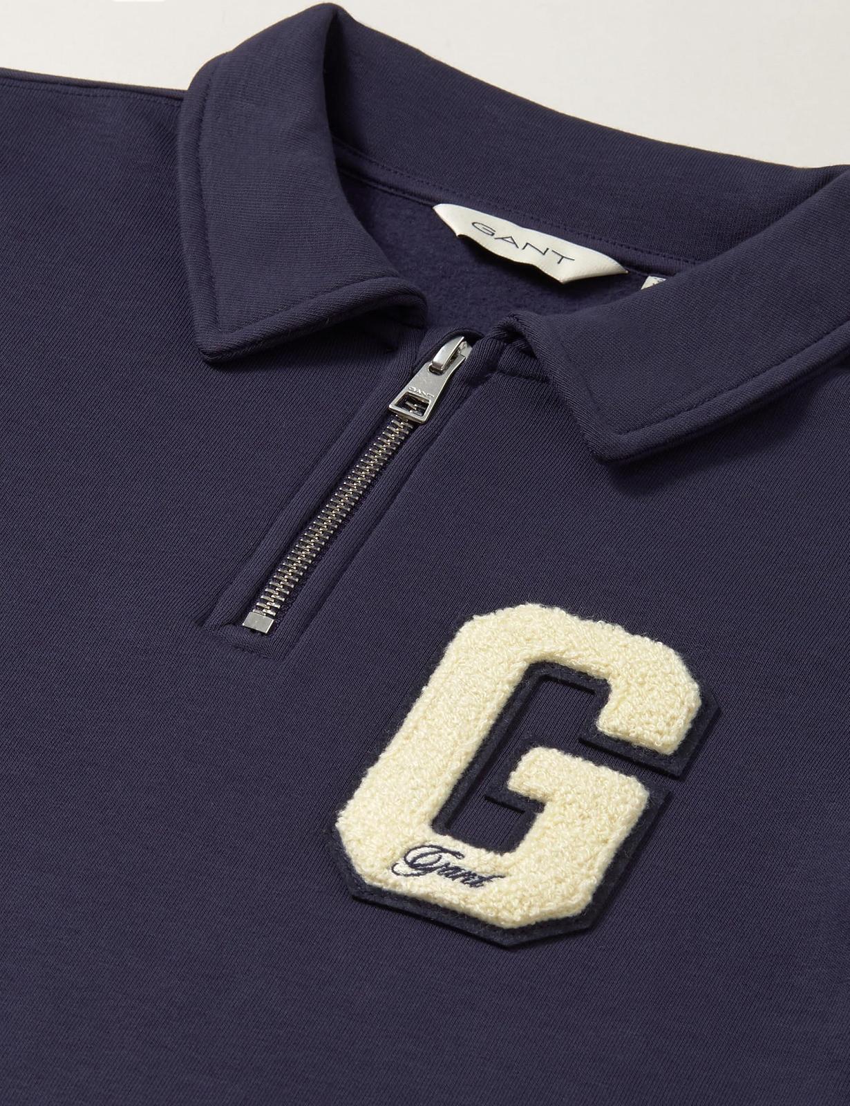Кофта GANT Дитяча Унісекс G Badge Half Zip, фото №2