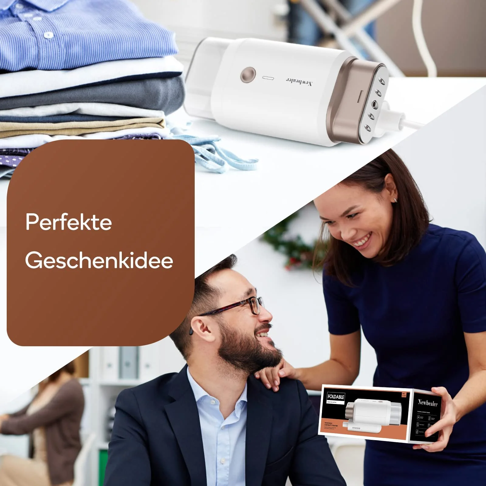 Отпариватель Newbealer 1200 Вт 180 мл Белый, фото №8