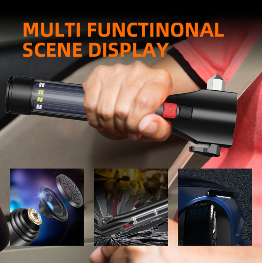 Фонар тактичний багатофункціональний на сонячній батареї SUPERFIRE D30, фото №8