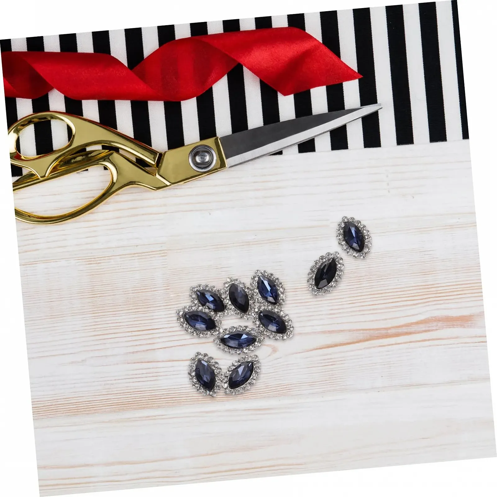 Декоративные аксессуары SOIMISS с кристаллами, 10 шт., фото №5