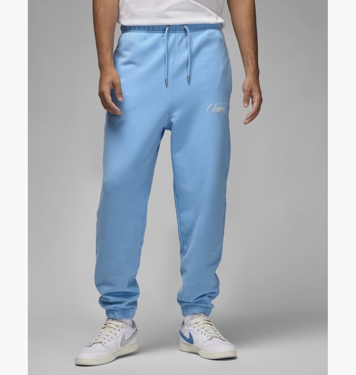 Штаны Jordan x Union MJ Fleece Pants Cobalt Pulse L, фото №2