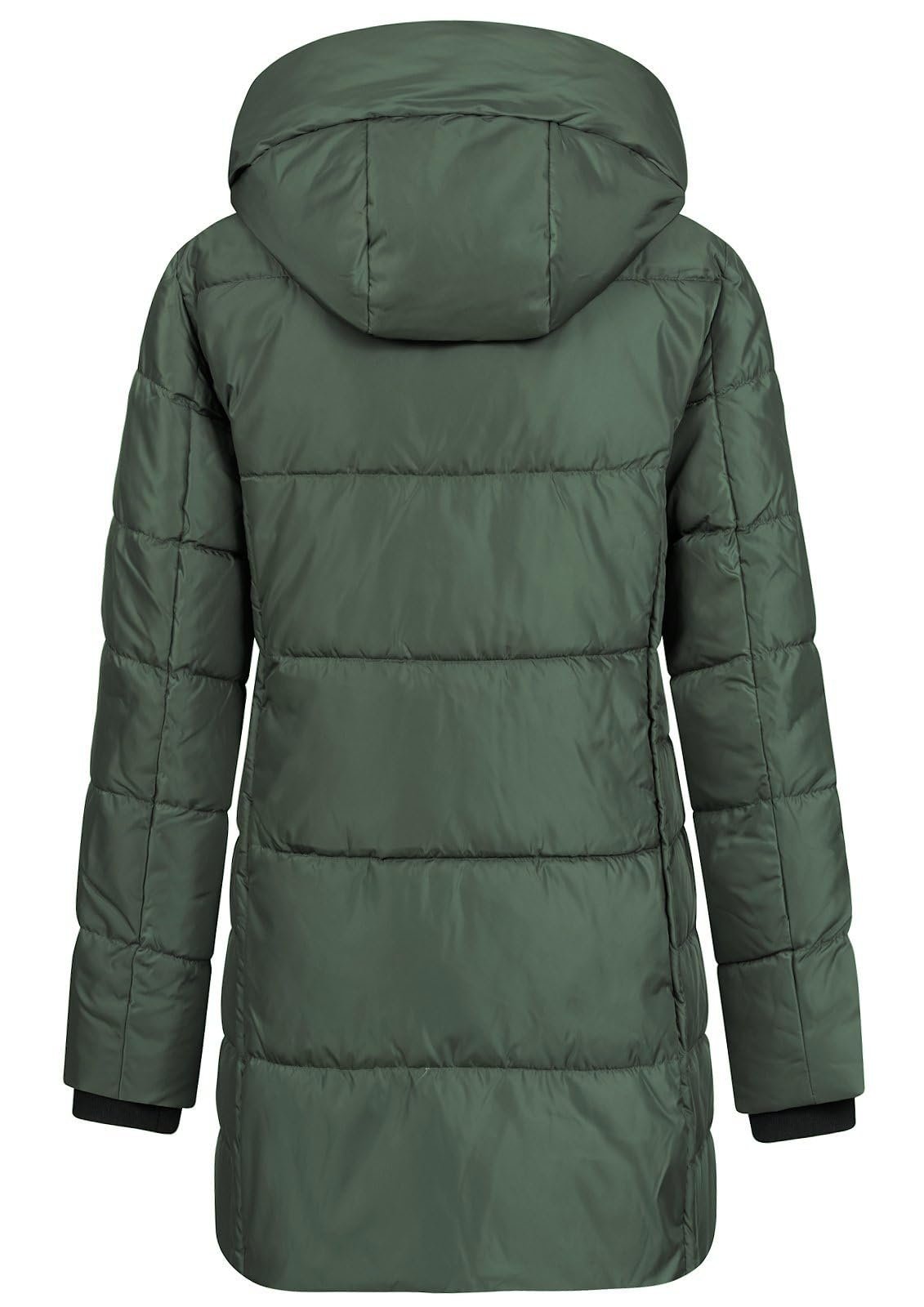 Куртка стеганая Volcano J-Pirin Женская с капюшоном, фото №2