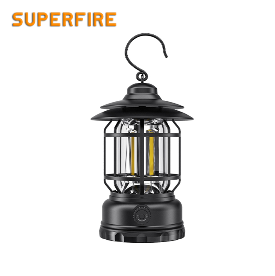 Фонарний табірний акумулятор T51 SuperFire 195 Lumen IP43, фото №1