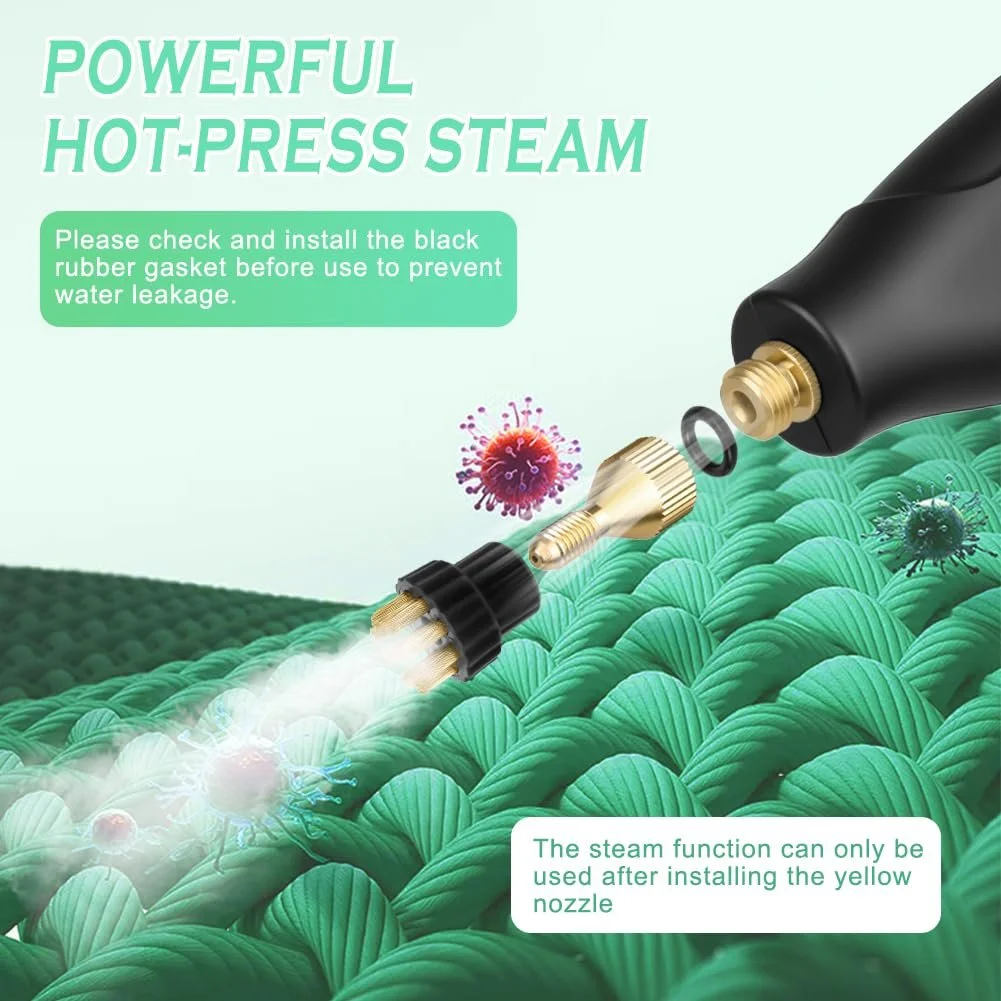 Пароочисник Vicloon 3.5 бар 15 с 2500 Вт 1.2 л, фото №5 Пароочисник Vicloon 3.5 бар 15 с 2500 Вт 1.2 л, фото №5