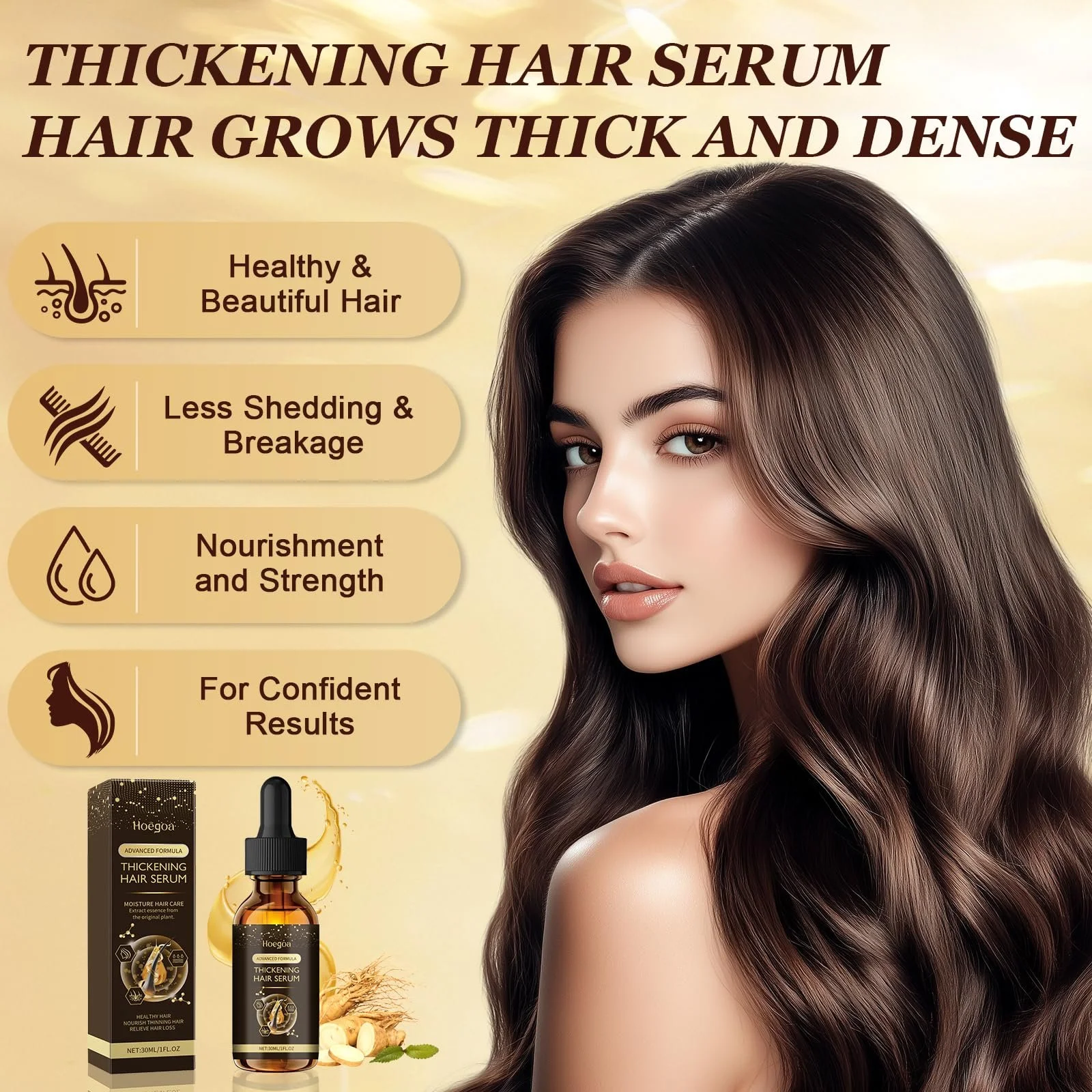 Сироватка для росту волосся Ledeak, 30 мл, фото №3