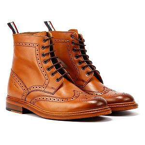 Ботинки Ben Sherman Arthur Кожаные Коричневые - Фото 1