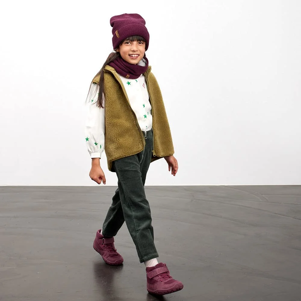 Дитяча довга шапка Affenzahn з високоякісної мериносової вовни, на флісовій підкладці, для дівчаток, фото №8