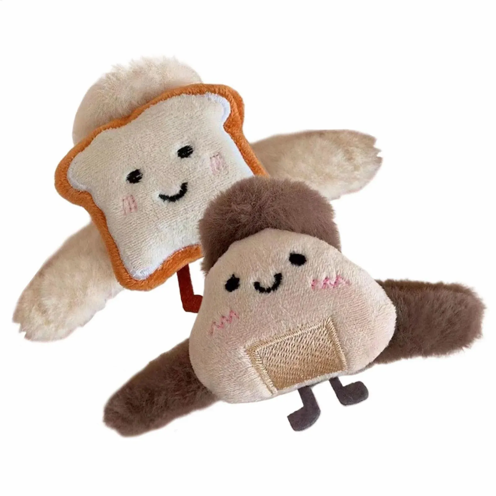 Плюшевая заколка-краб для волос Милая заколка для волос с начинкой в виде еды Стильное головное украшение Модное украшение для волос Толстые длинные заколки для волос для женщин и девушек, фото №9