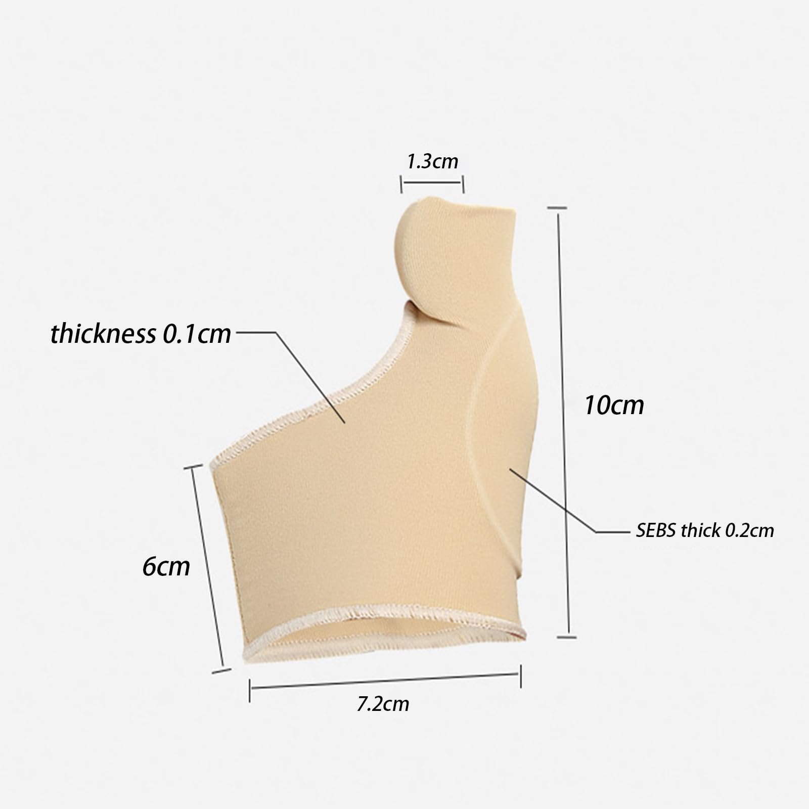 Шина для великого пальця стопи (Hallux Valgus) 1 пара, Коректор, фото №4