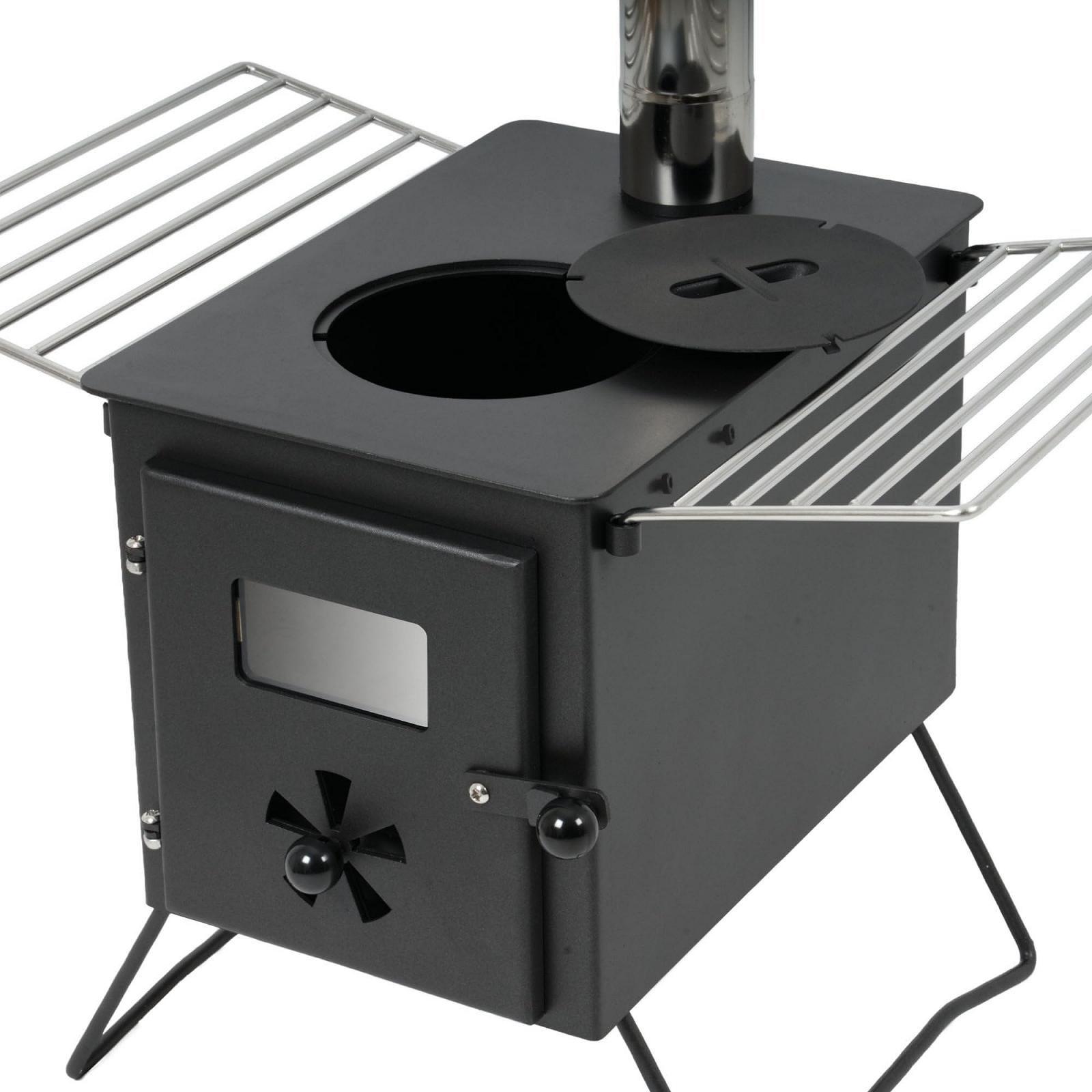 Портативна пічка CampFeuer 54.5 x 38.5 x 259.5 см чорний, фото №6