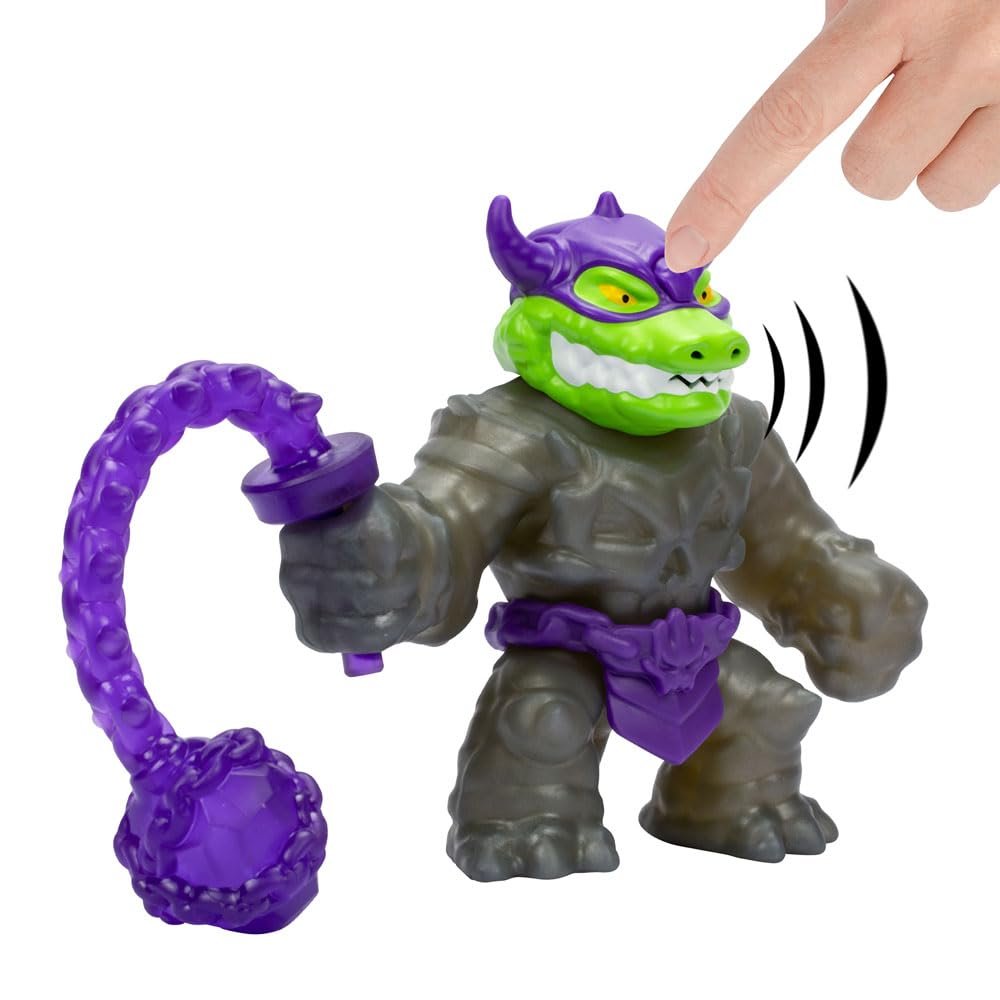 Еластична фігурка Bandai Goo Jit Zu Stretch Strikers Deluxe Pack Rock Jaw зі світлом, звуком та ударною рукою Special Edition з інтерактивними ефектами, фото №3