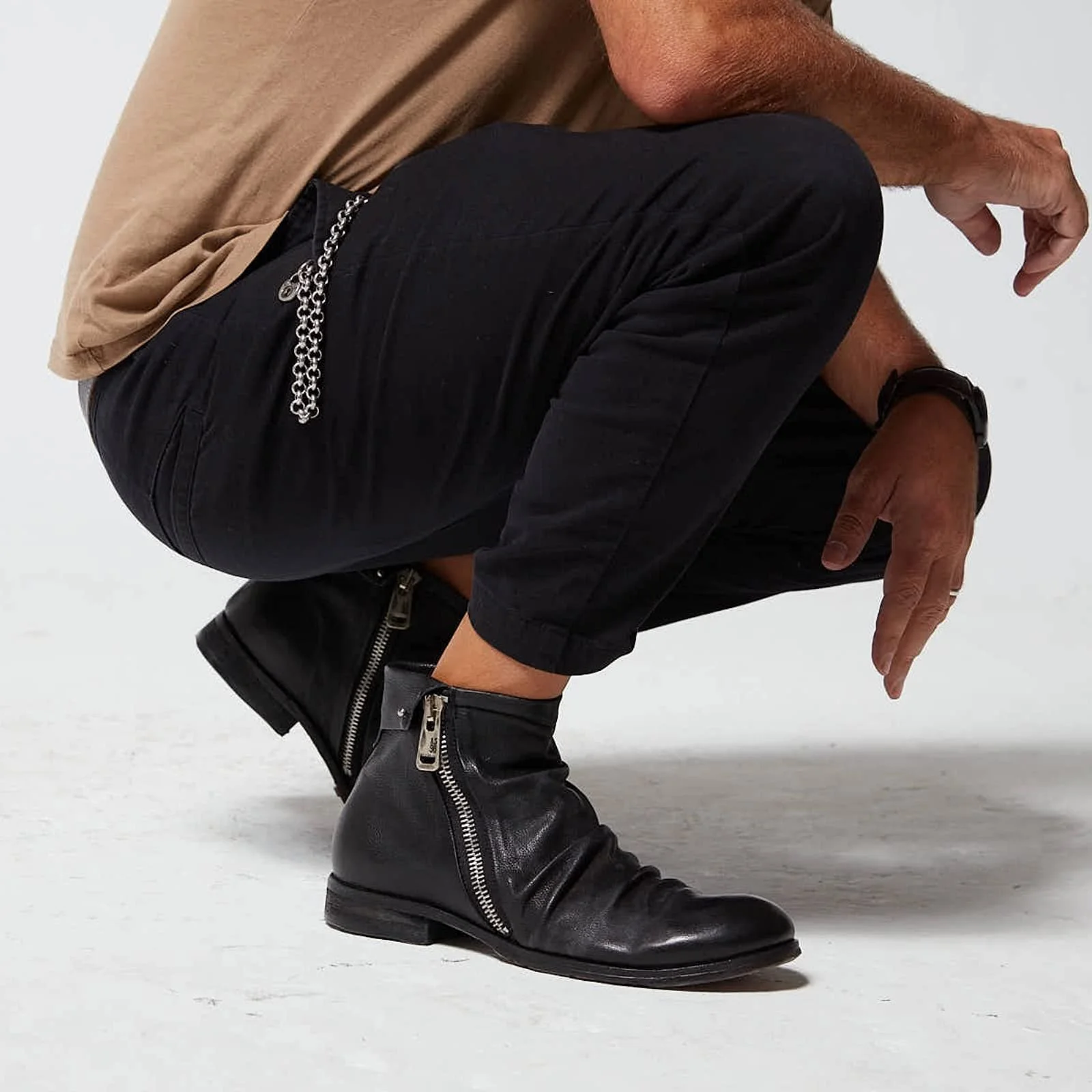 Черевики A.S.98 Шкіряні Чоловічі, фото №3