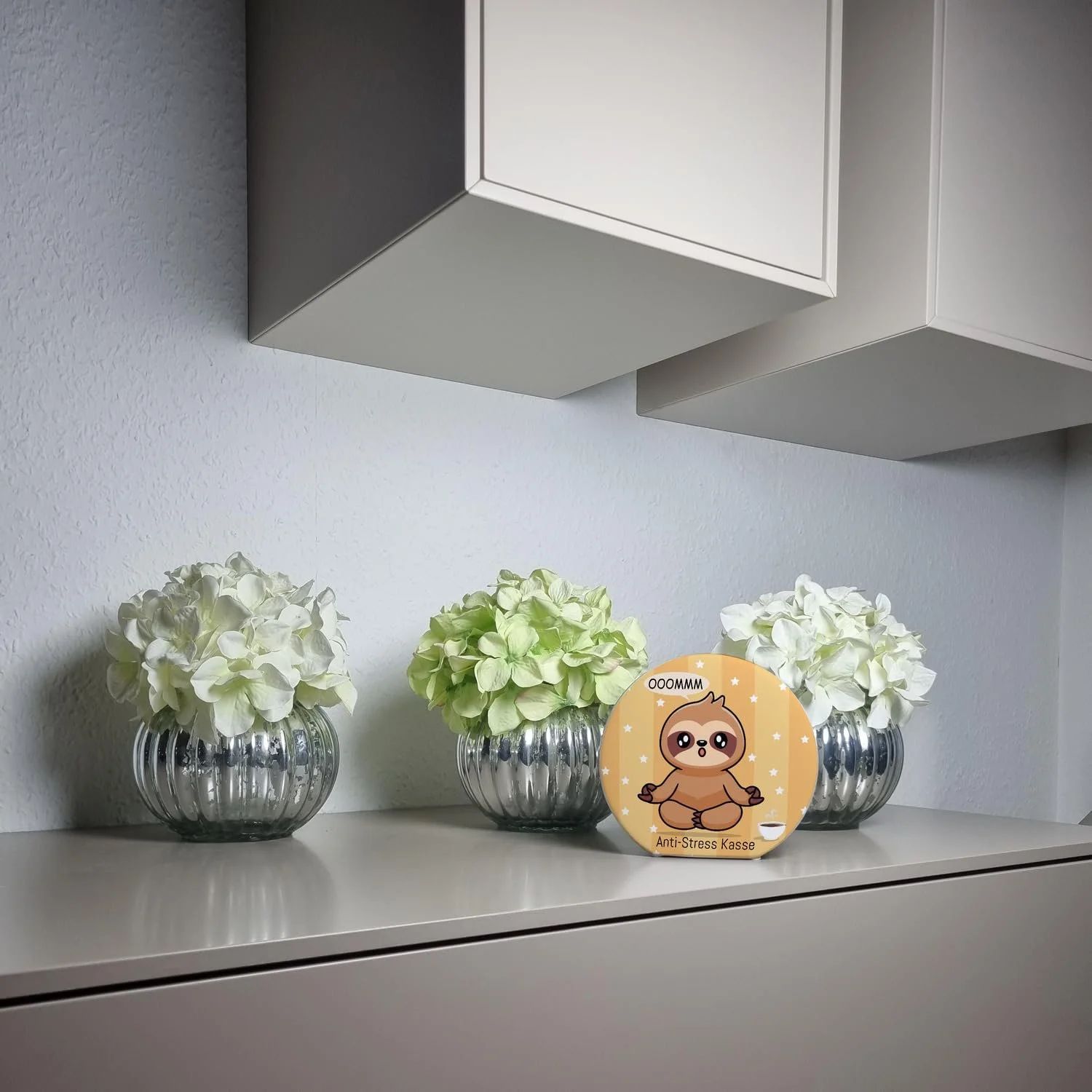 Скарбничка керамічна Anti-Stress Kasse Ленівець Медитація, фото №4