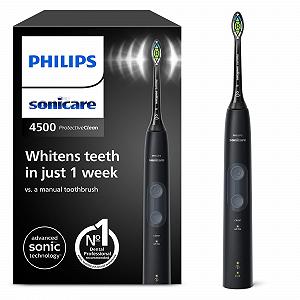 Електрична звукова зубна щітка Philips Sonicare ProtectiveClean 4500 HX6830/44 Чорна - Фото 1