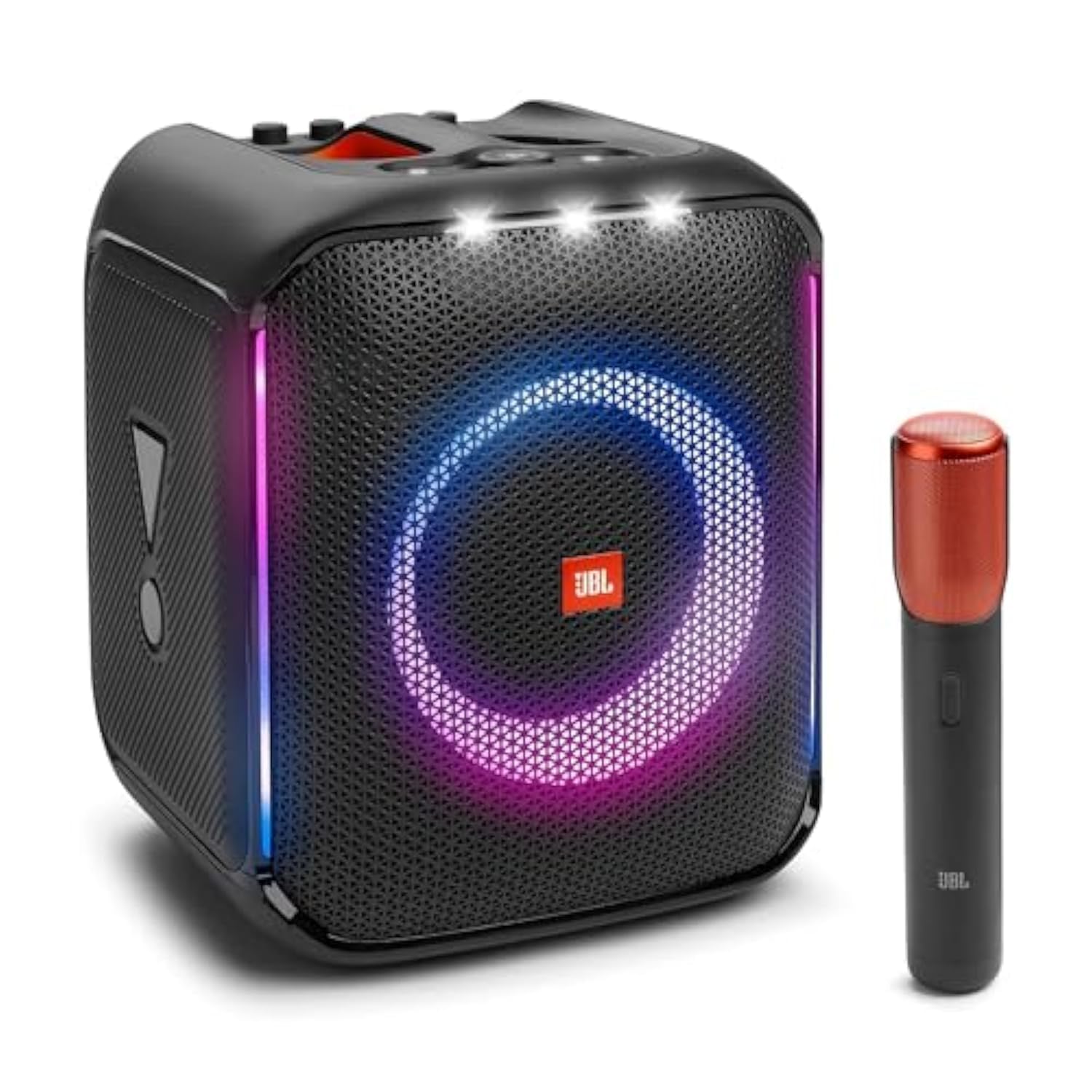 Акустична система JBL PartyBox Encore Essential з вбудованими вогнями IPX4 чорна, фото №1