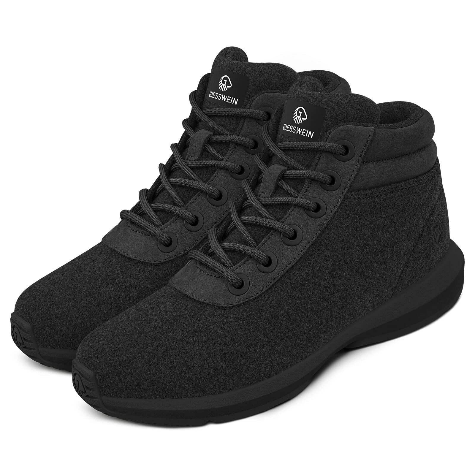 Кросівки GIESSWEIN Wool High Top Чоловічі - Зимові Кросівки з мериносової вовни для чоловіків, утеплені зимові Кросівки для сніжної погоди, зимові Кросівки для активного відпочинку з мериносової вовни, фото №5