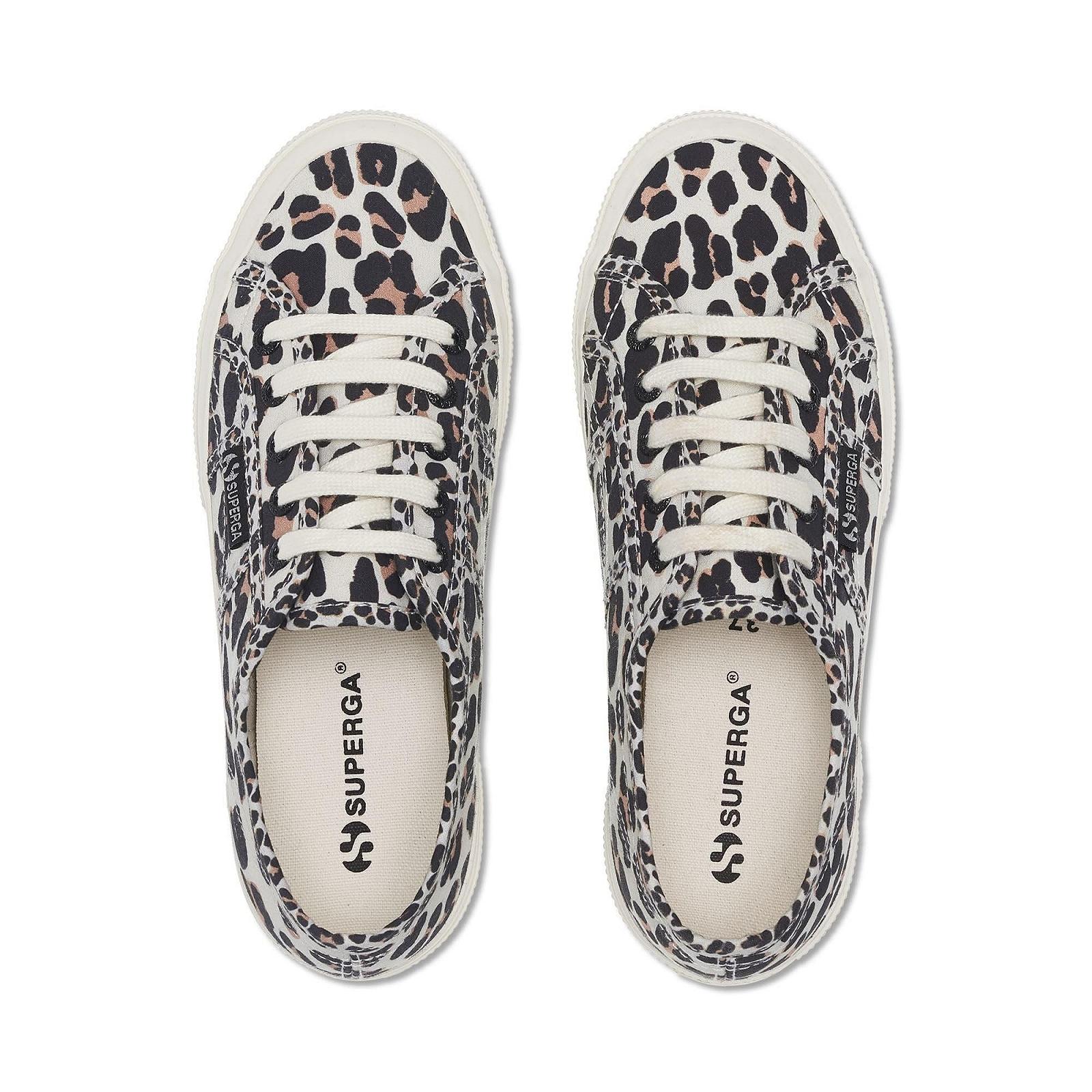 Кросівки Superga Низькі Жіночі 2750 Light Leopard Print Низький Верх S4121SW Бежевий, фото №4