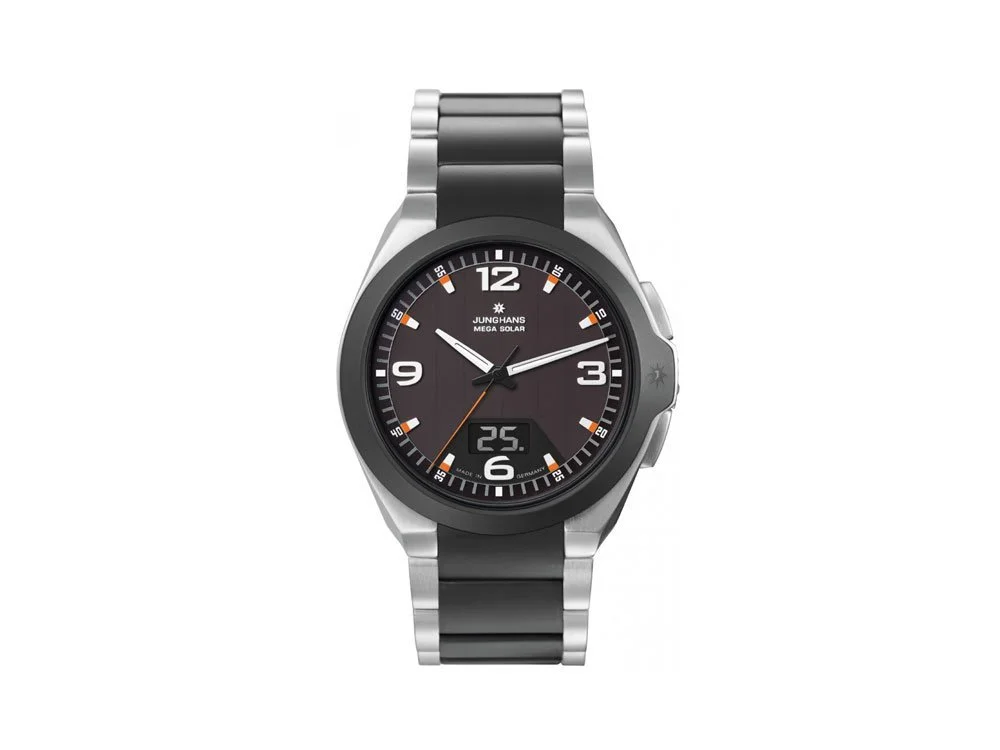 Часы Junghans Мужские, Металлический Ремешок, Аналоговый, Цифровой, Радиоуправляемые, Титан, серебристый, Классический, фото №1 Часы Junghans Мужские, Металлический Ремешок, Аналоговый, Цифровой, Радиоуправляемые, Титан, серебристый, Классический, фото №1
