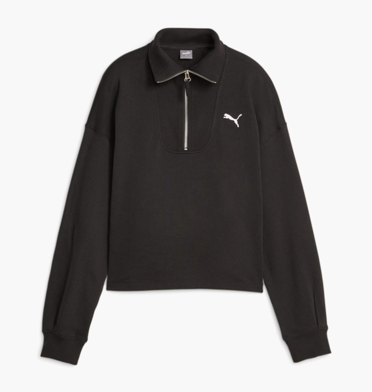 Світшот Puma HER Жіноча Толстовка на Блискавці з Високим Коміром XS, фото №1