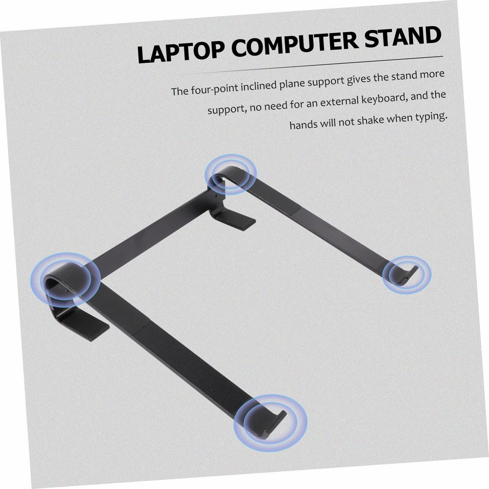 Подставка для ноутбука Operitacx из алюминиевого сплава, эргономичная, стабильная, вентилируемая с термозащитой, многофункциональная настольная для офиса и игр, фото №7
