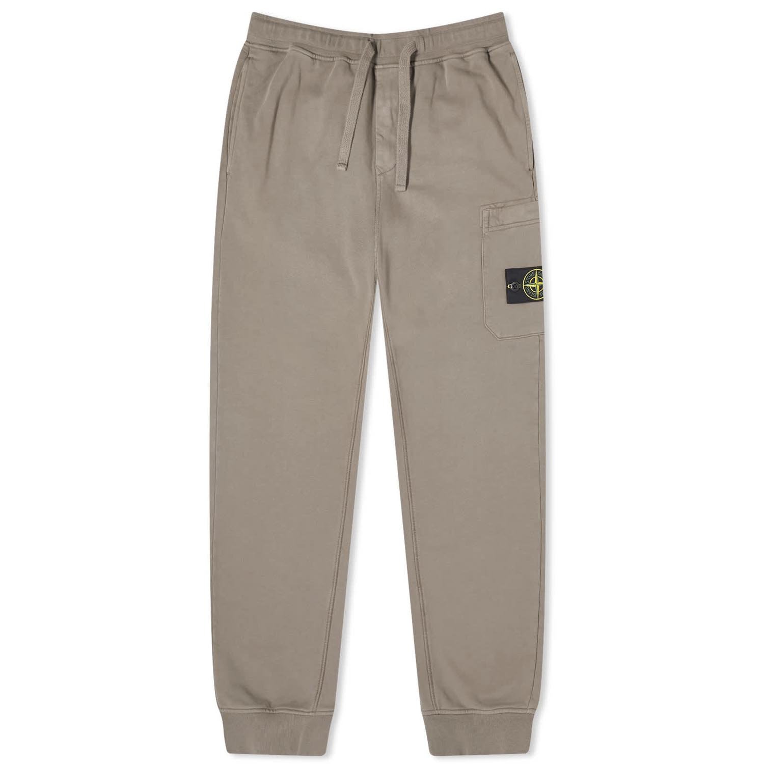 Штаны STONE ISLAND Compass Patch Cotton Track Pants Светло-серый, фото №5