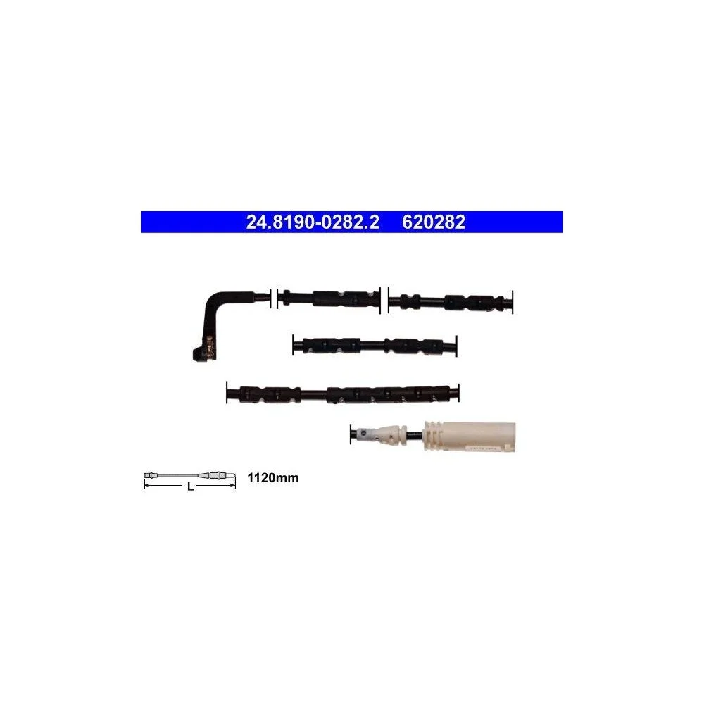 Датчик износа тормозных колодок ATE 24.8190-0282.2 для BMW задняя ось, фото №1 Датчик износа тормозных колодок ATE 24.8190-0282.2 для BMW задняя ось, фото №1