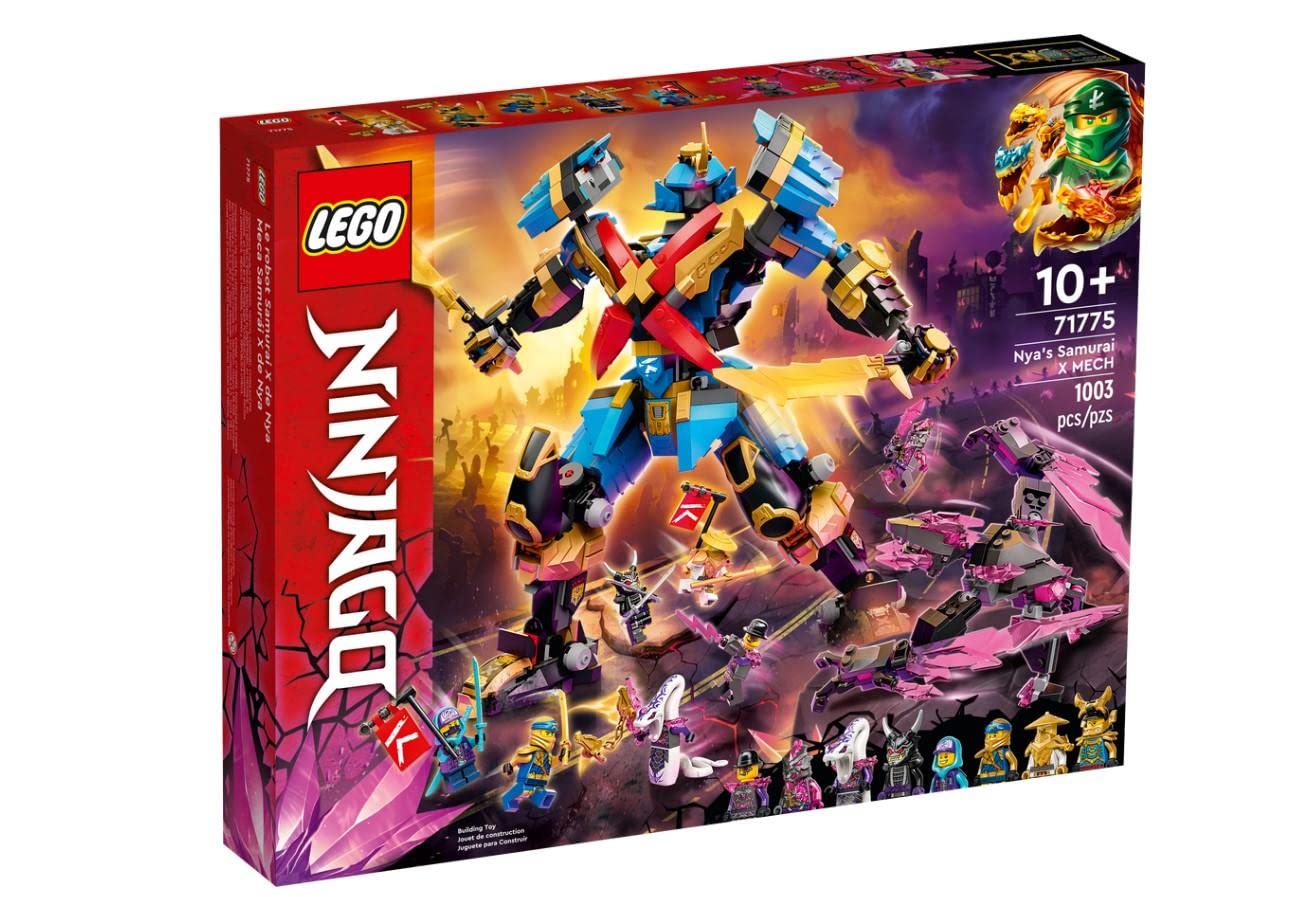 Конструктор LEGO 71775 Ninjago Механизм Самурая-Икс с 8 минифигурками Золотой Джей и Мастер Ву, фото №3