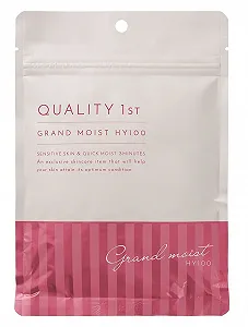 Тканевая маска для лица Quality 1st Grand Moist HY100 - 7 шт - Фото 1