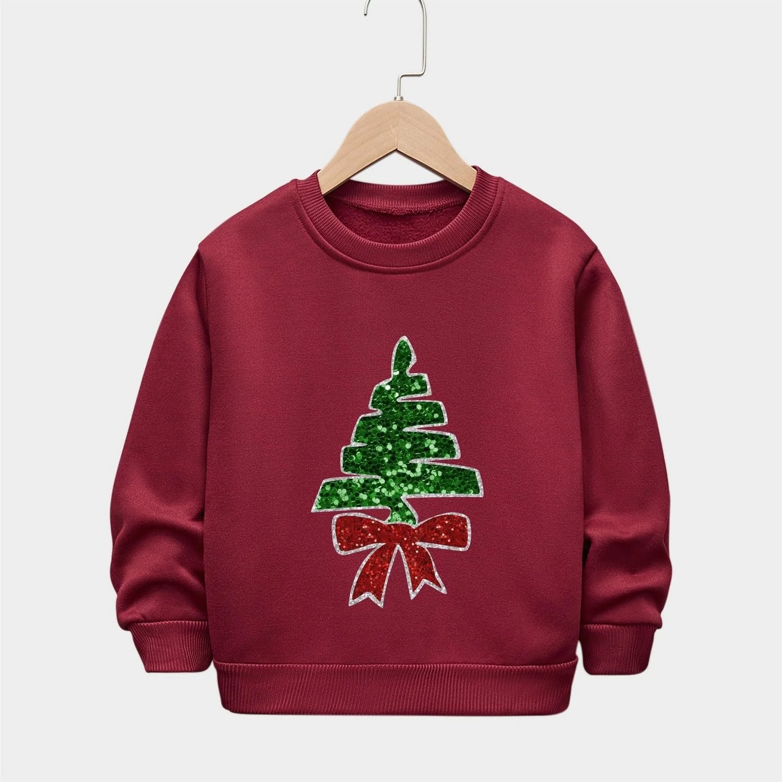 Світшот NZYIHAO для дівчат, дитячий пуловер, бавовняний, фото №4