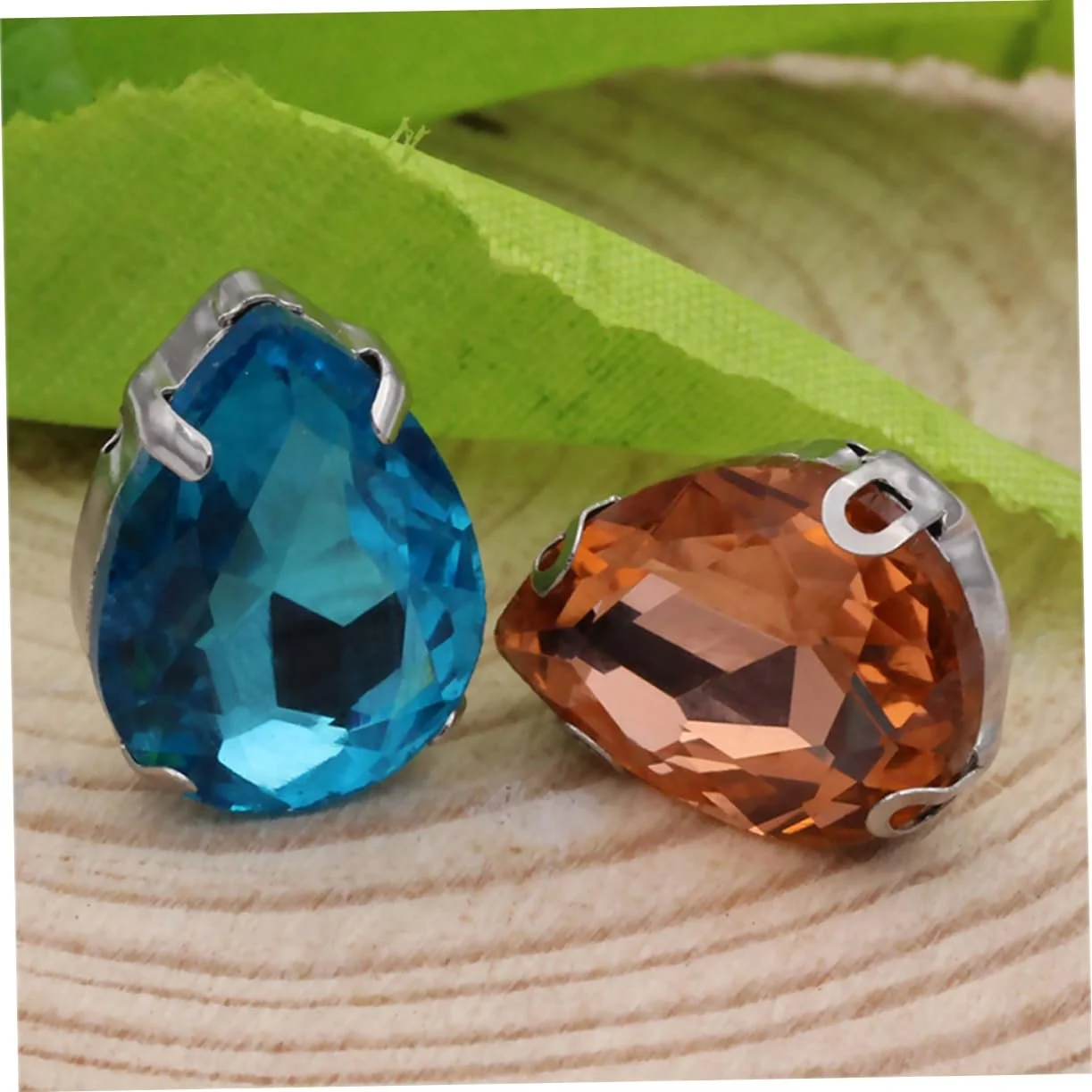 Стразы Капля Водопада 100 шт. Кристалл Стеклянные Стразы Смешанных Цветов, фото №8