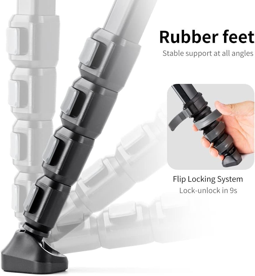 Штатив K&F Concept KF09.105 Черный, фото №8